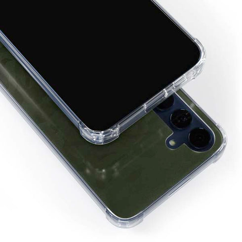 Military Green Shadow Camo Galaxy A35 5G Clear Case