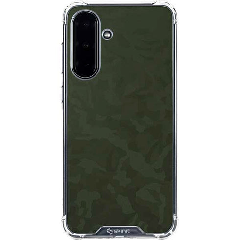 Military Green Shadow Camo Galaxy A36 5G Clear Case