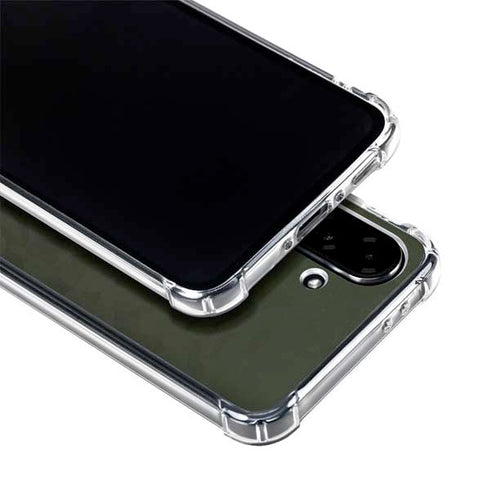 Military Green Shadow Camo Galaxy A36 5G Clear Case