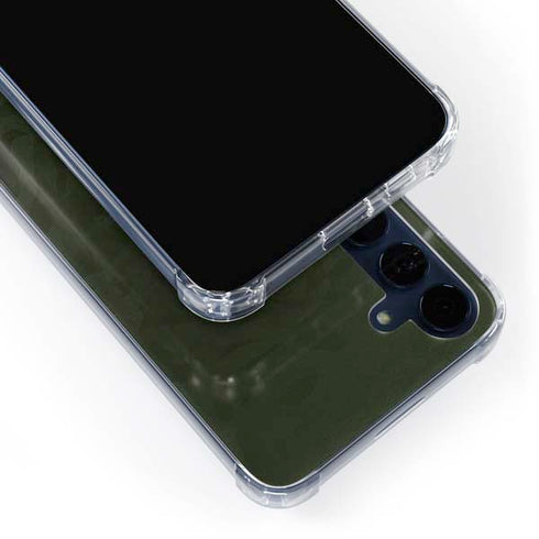 Military Green Shadow Camo Galaxy A55 5G Clear Case