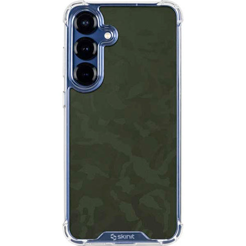 Military Green Shadow Camo Galaxy S25 FE Clear Case
