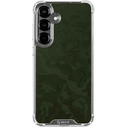 Military Green Shadow Camo Galaxy S26 Plus Clear Case