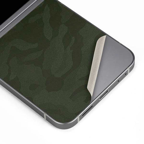 Military Green Shadow Camo Galaxy Z Flip6 Skin