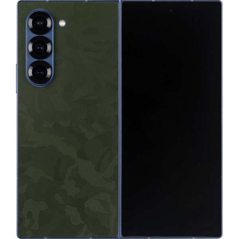 Military Green Shadow Camo Galaxy Z Fold6 Skin