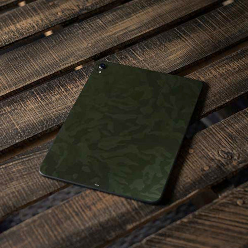 Military Green Shadow Camo Apple iPad Pro Skin