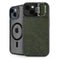 Military Green Shadow Camo iPhone 15 Plus Kickstand Case
