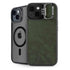 Military Green Shadow Camo iPhone 15 Plus Kickstand Case