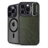 Military Green Shadow Camo iPhone 15 Pro Max Kickstand Case