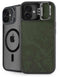 Military Green Shadow Camo iPhone 16 Kickstand Case