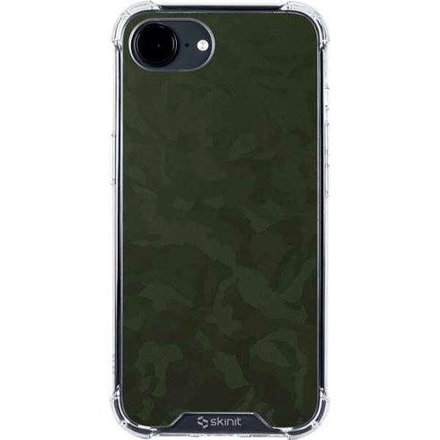 Military Green Shadow Camo iPhone 16e Clear Case