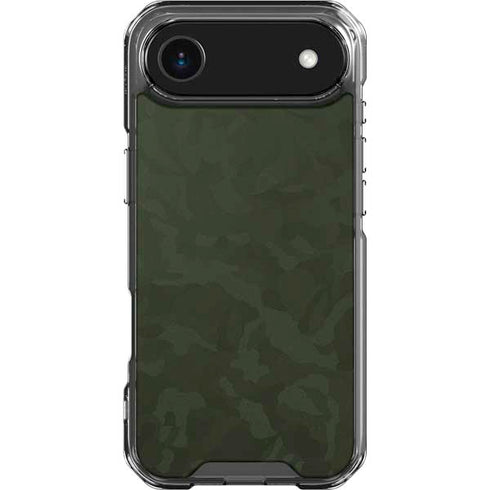 Military Green Shadow Camo iPhone 17 Air Clear Case