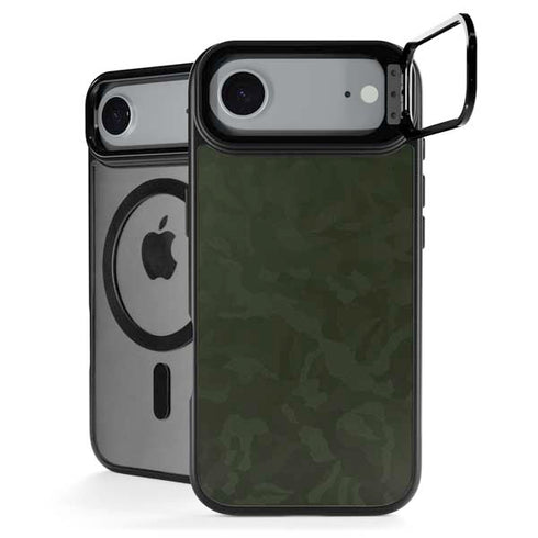 Military Green Shadow Camo iPhone 17 Air Kickstand Case