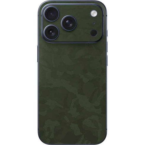 Military Green Shadow Camo iPhone 17 Pro Skin