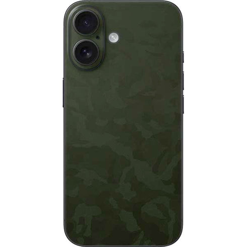 Military Green Shadow Camo iPhone 17 Skin
