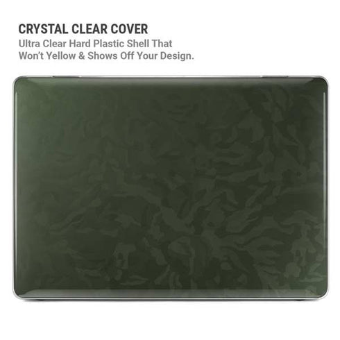 Military Green Shadow Camo MacBook Pro 14in (2021-24) Case plus Skin