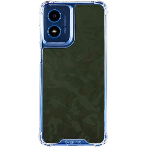 Military Green Shadow Camo Moto G 5G (2024) Clear Case