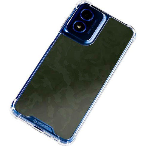 Military Green Shadow Camo Moto G Play 4G (2024) Clear Case