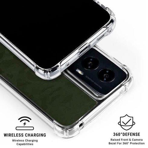 Military Green Shadow Camo Moto G Power 5G (2024) Clear Case