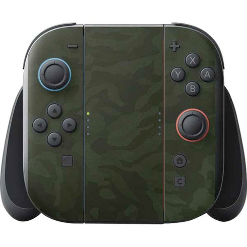 Military Green Shadow Camo Nintendo Switch 2 (2025) with Joy-Con Skin