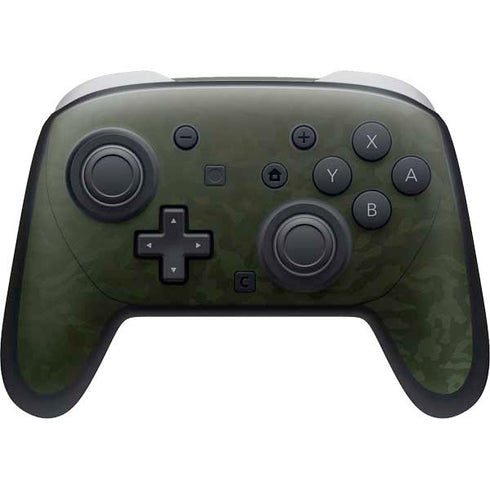 Military Green Shadow Camo Nintendo Switch 2 (2025) Pro Controller Skin