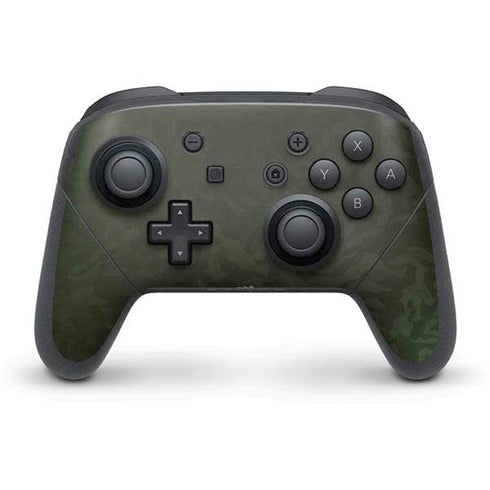 Military Green Shadow Camo Nintendo Skins