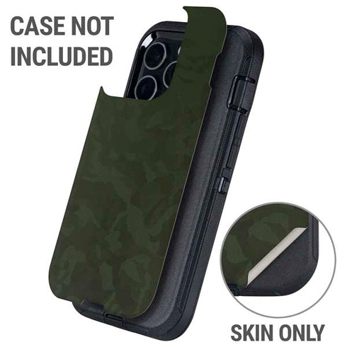 Military Green Shadow Camo Otterbox Defender iPhone Skin