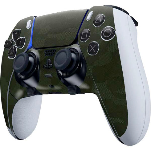 Military Green Shadow Camo PS5 DualSense Edge Pro Controller Skin