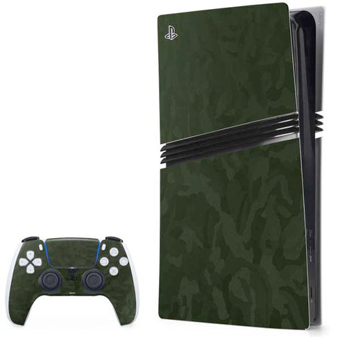 Military Green Shadow Camo PlayStation PS5 Skins