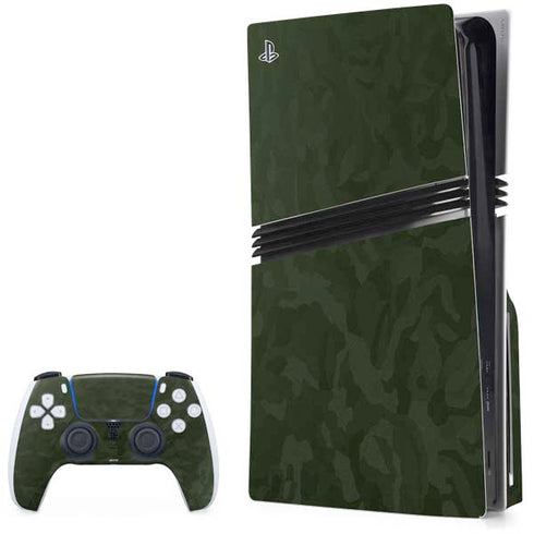 Military Green Shadow Camo PlayStation PS5 Skins