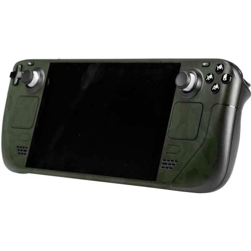 Military Green Shadow Camo Steam Deck Handheld Gaming Computer OLED Skin