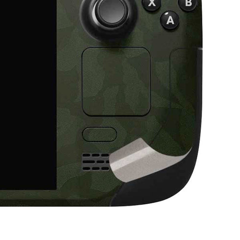 Military Green Shadow Camo Steam Deck Handheld Gaming Computer OLED Skin