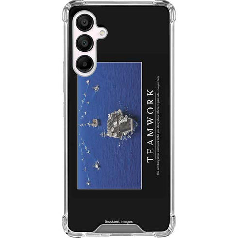 Military Inspirational Poster Galaxy A16 5G Clear Case