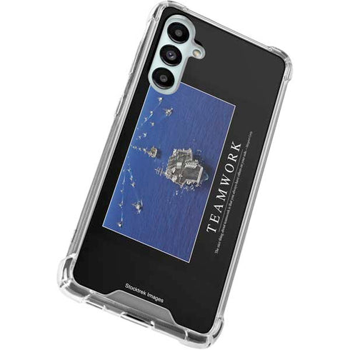 Military Inspirational Poster Galaxy A16 5G Clear Case