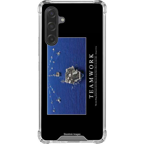 Military Inspirational Poster Galaxy A17 Clear Case