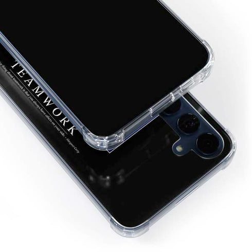 Military Inspirational Poster Galaxy A55 5G Clear Case