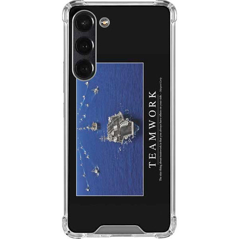 Military Inspirational Poster Galaxy S24 FE Clear Case