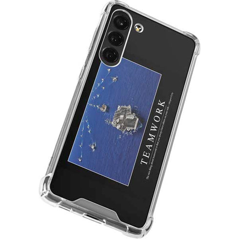 Military Inspirational Poster Galaxy S24 FE Clear Case