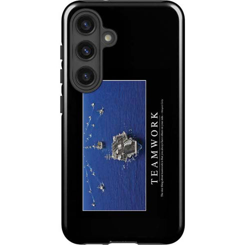 Military Inspirational Poster Galaxy S25 Impact Case