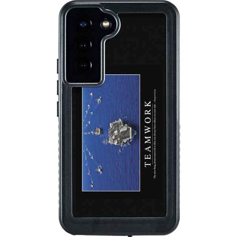 Military Inspirational Poster Galaxy S24 Plus Waterproof Case