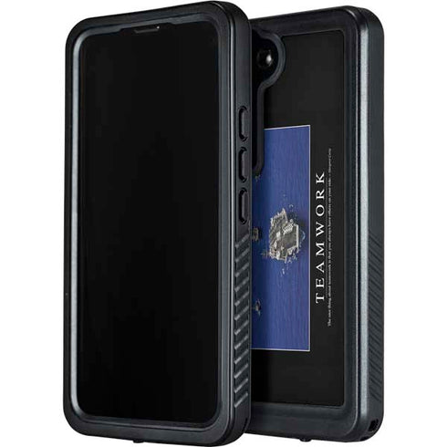 Military Inspirational Poster Galaxy S24 Plus Waterproof Case