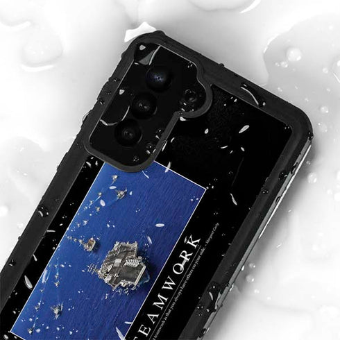 Military Inspirational Poster Galaxy S24 Plus Waterproof Case