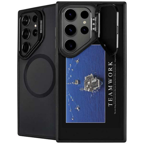 Military Inspirational Poster Galaxy S25 Ultra Kickstand Case