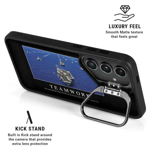 Military Inspirational Poster Galaxy S25 Ultra Kickstand Case