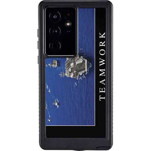 Military Inspirational Poster Galaxy S24 Ultra Waterproof Case