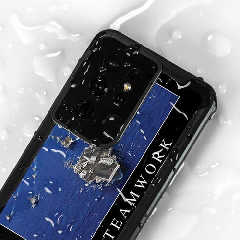 Military Inspirational Poster Galaxy S24 Ultra Waterproof Case