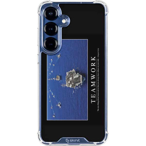 Military Inspirational Poster Galaxy S25 Clear Case