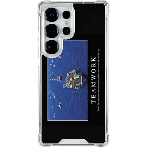 Military Inspirational Poster Galaxy S25 Ultra Clear Case