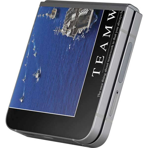 Military Inspirational Poster Galaxy Z Flip6 Skin