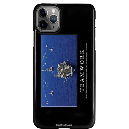 Military Inspirational Poster iPhone Cases