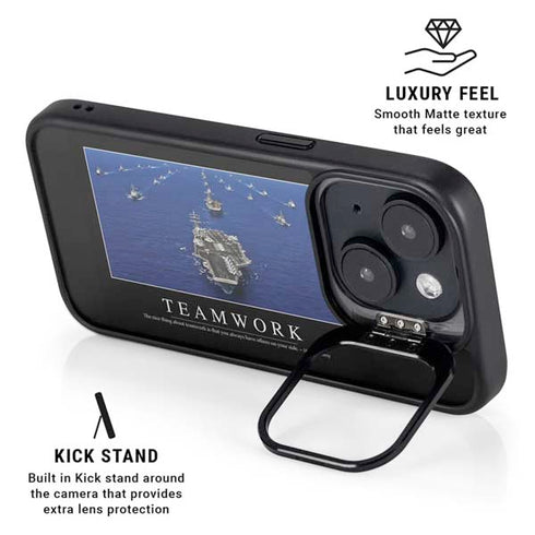 Military Inspirational Poster iPhone 13 Kickstand Case